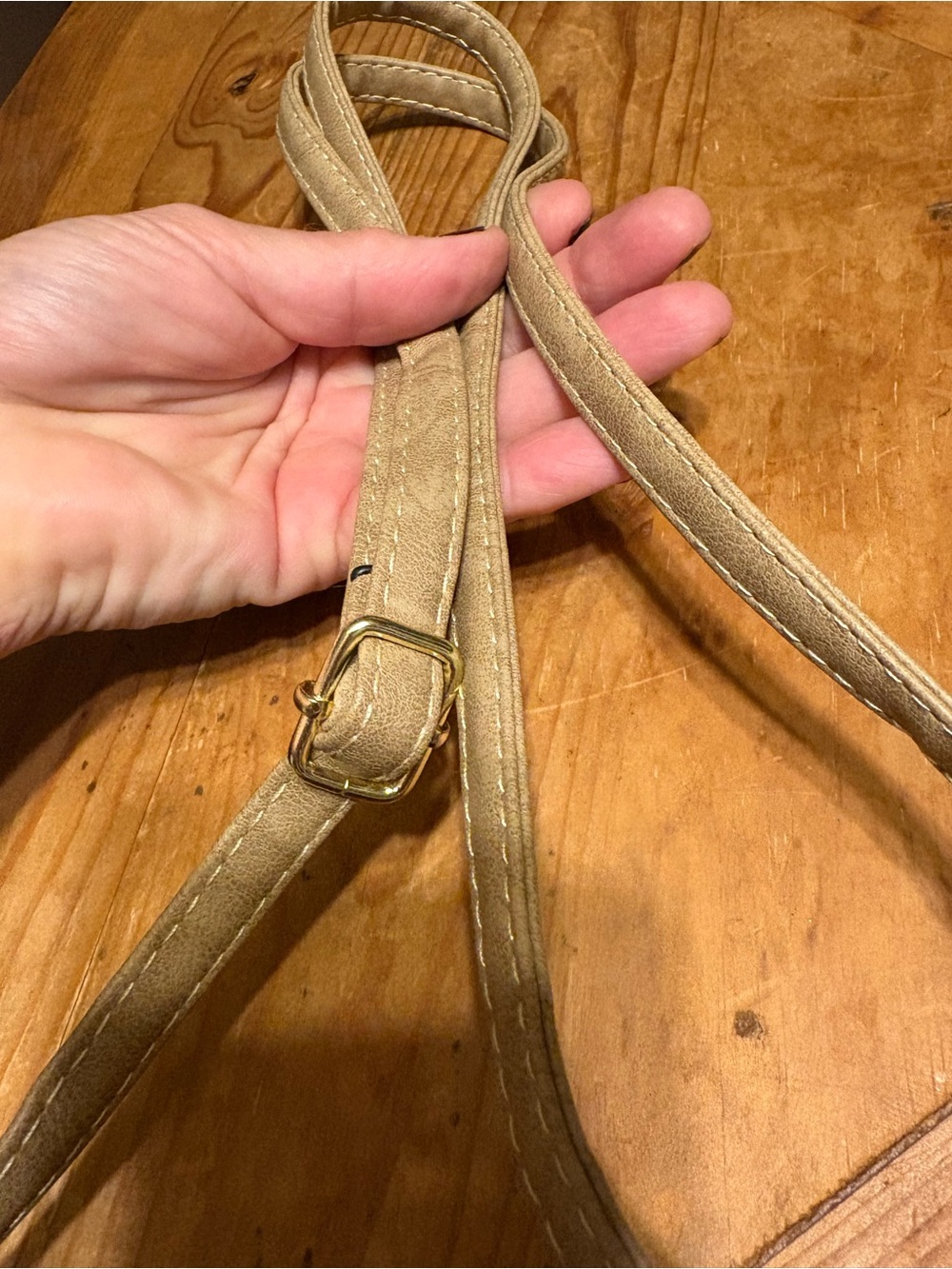 Everyday Crossbody/Wristlet Bag in Taupe for Women NWT - Picture 8 of 12